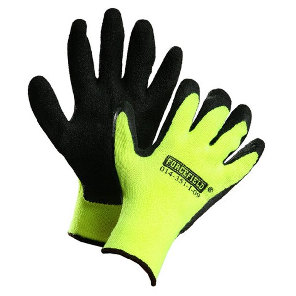 LIME GREEN SAFETY GRIP GLOVES Bolts Plus Inc.
