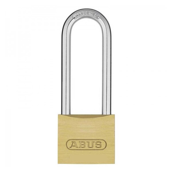 65/50HB63 KA5100 50MM-2.5 LONG SHACKLE BRASS PADLOCK KEYED ALIKE