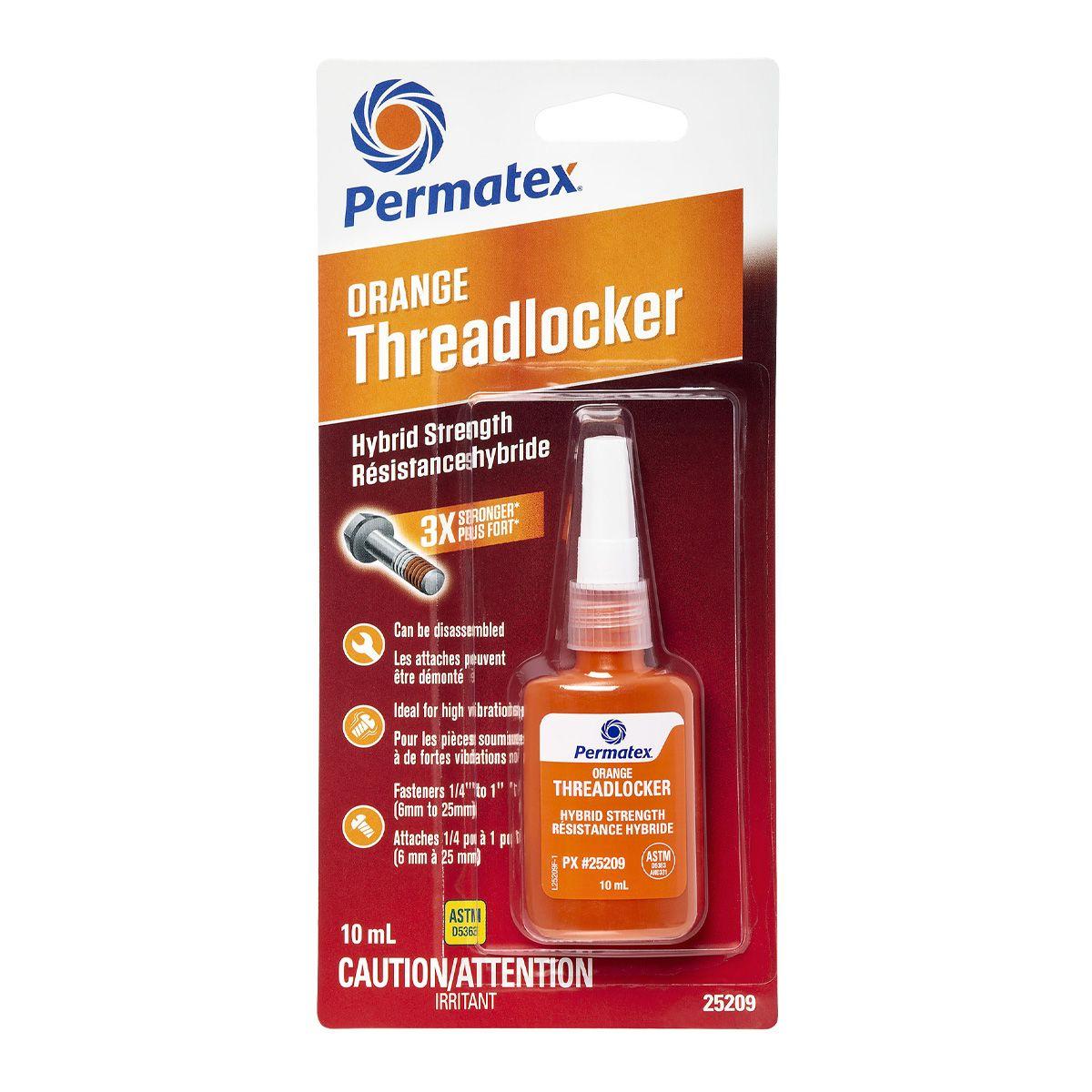 25209 10ML ORANGE HYBRID STRENGTH THREADLOCKER Bolts Plus Inc.