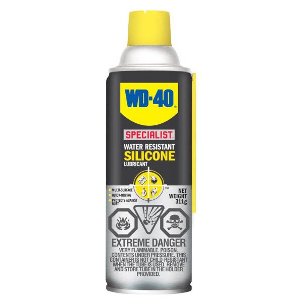01079 WD-40 WATER RESISTANT SILICONE LUBE 311G | Bolts Plus Inc.