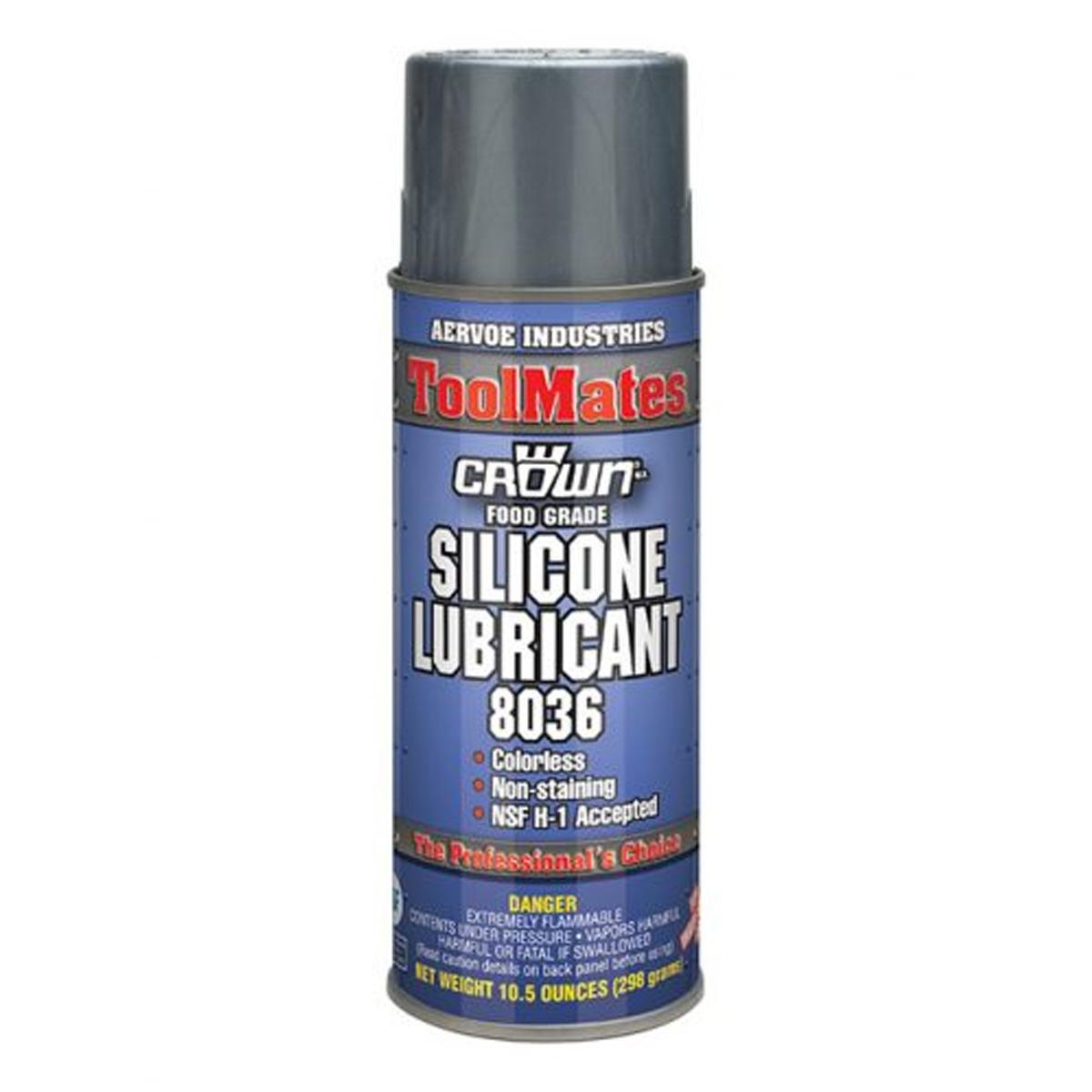 8036 FOOD GRADE SILICONE SPRAY 10.5OZ | Bolts Plus Inc.