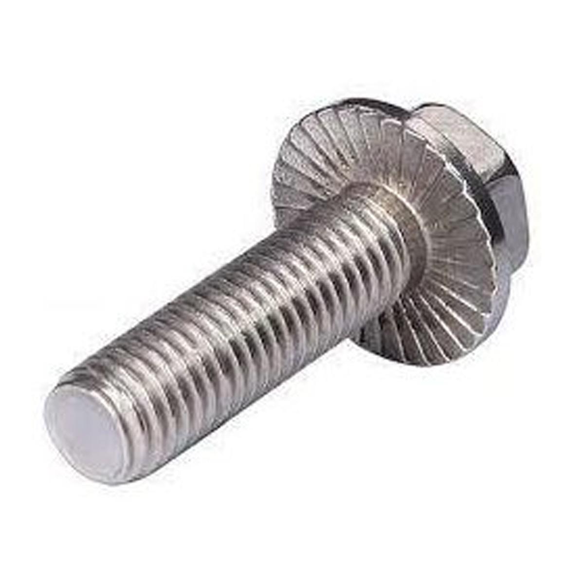 Serrated Flange Bolts; Zinc Plated Bolts Plus Inc.