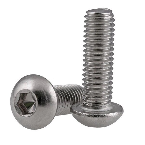 30 Pcs Carriage Bolts, Coach Bolts,Neck Carriage Bolt, Round Head, Square Neck, Zinc Plated (M5-0.8x40mm