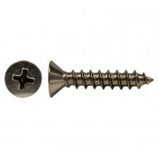 Flat Phillips Tapping Screws; Type A Stainless Steel Bolts Plus Inc.