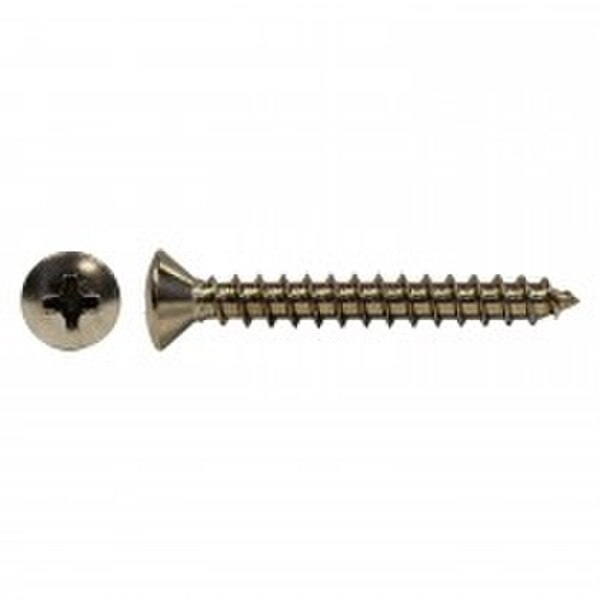 Viti Autofilettanti Testa Ovale Phillips In Acciaio Inox 18-8, #4x1/2, Confezione Da 50