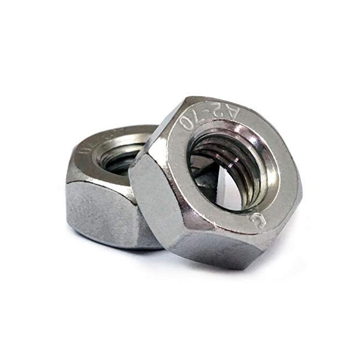 Metric Hex Nut; A2 Stainless Steel Bolts Plus Inc.