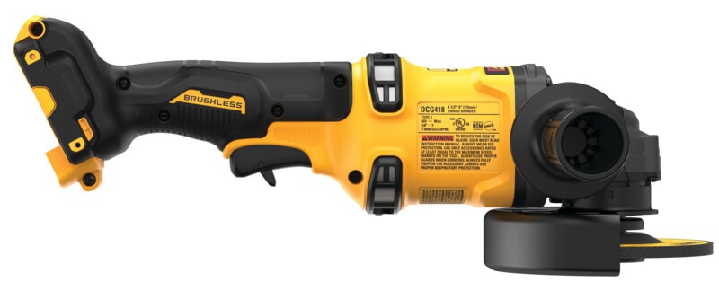 アングルグラインダーDEWALT Flexvolt60v max DCG418B 60V MAX FLEXVOLT 4-1/2