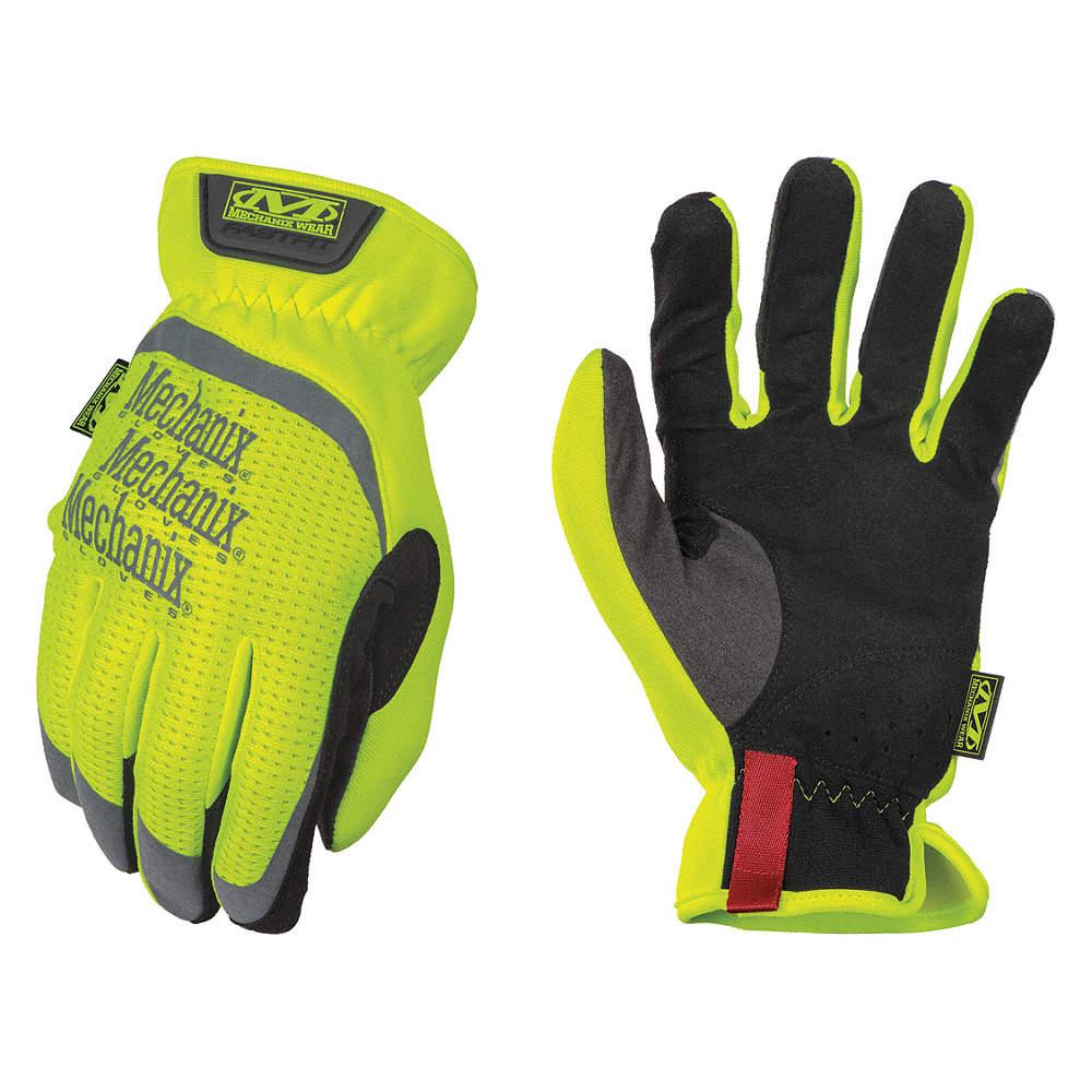 HI VIS YELLOW FAST FITT MECHANIX GLOVES Bolts Plus Inc