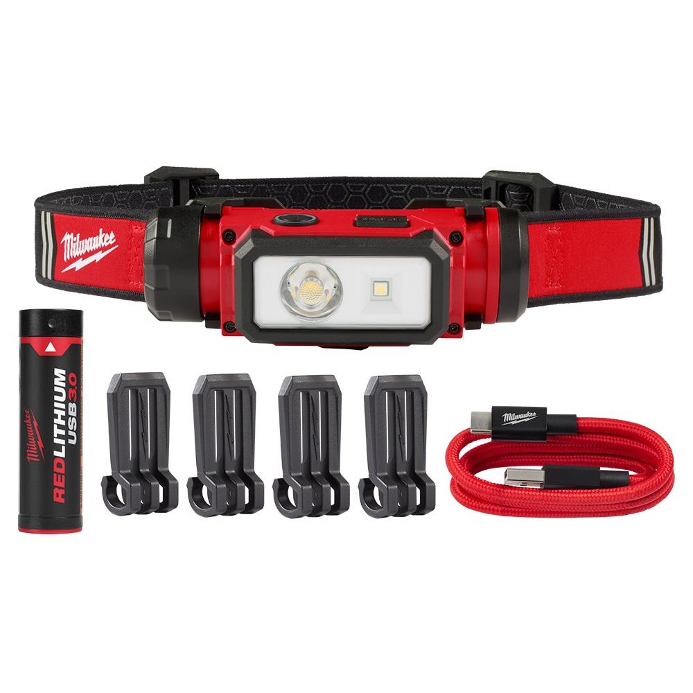 2163-21 REDLITHIUMÃ¢â€žÂ¢ USB HARD HAT HEADLAMP | Bolts Plus Inc.