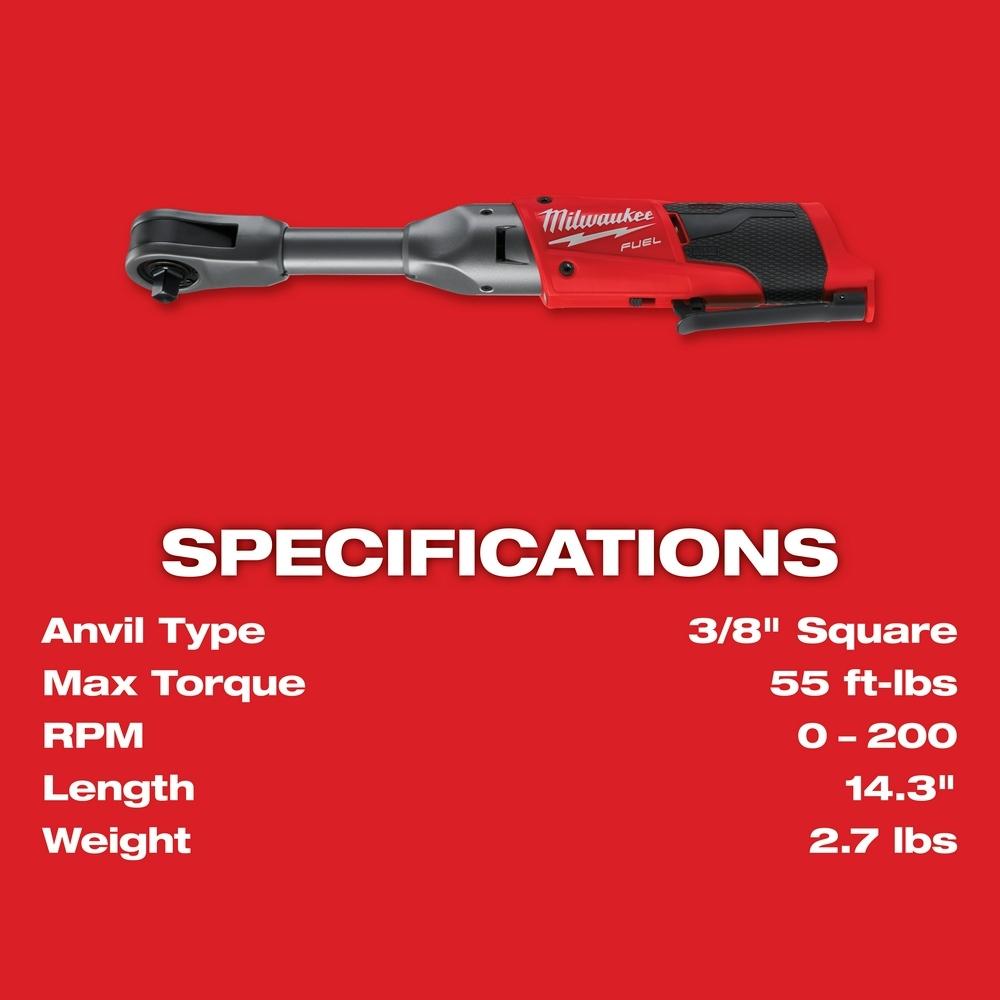 Milwaukee long reach ratchet best sale