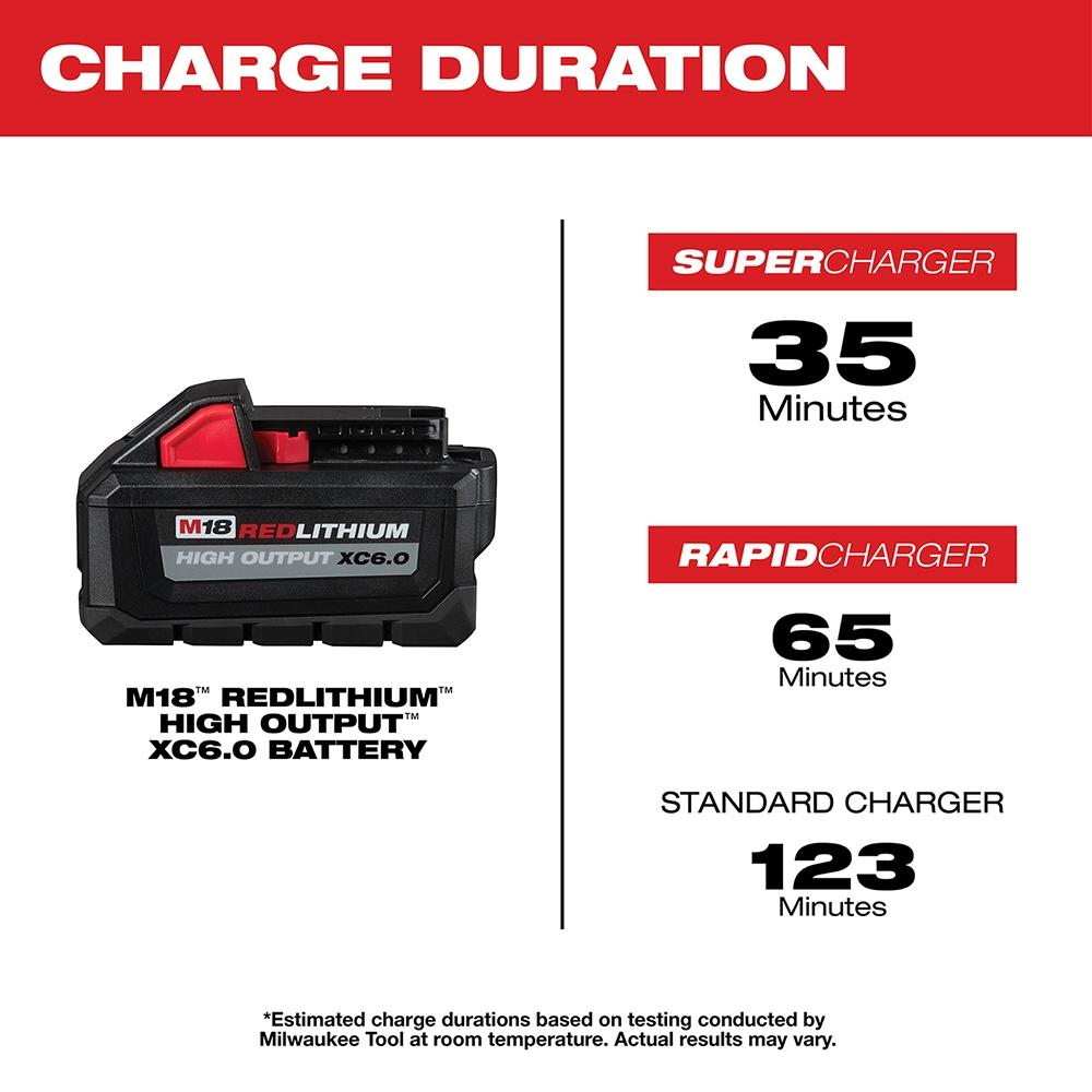 M18 BATTERY 6.0AMP HIGH OUTPUT | Bolts Plus Inc.