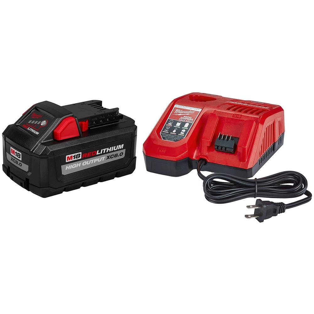 M18 REDLITHIUM HIGH OUTPUT XC8.0 STARTER KIT Bolts Plus Inc