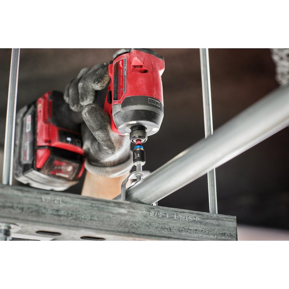 Milwaukee SHOCKWAVE 1/2 Inch Magnetic Nut Driver 2-9/16 In 49-66-4537