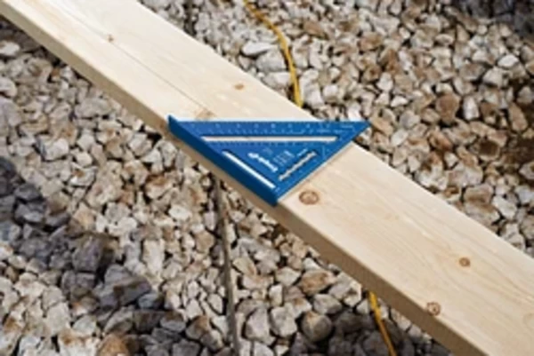 7IN TRUE BLUE LASER ETCHED RAFTER SQUARE | Bolts Plus Inc.