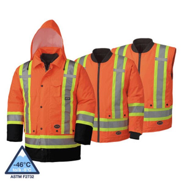 HiViz 100 Waterproof 7in1 Parka Bolts Plus Inc.